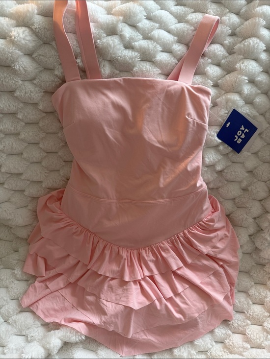JoyLab Dresses & Skirts - JoyLab Light Pink Ruffle Mini Athletic Dress